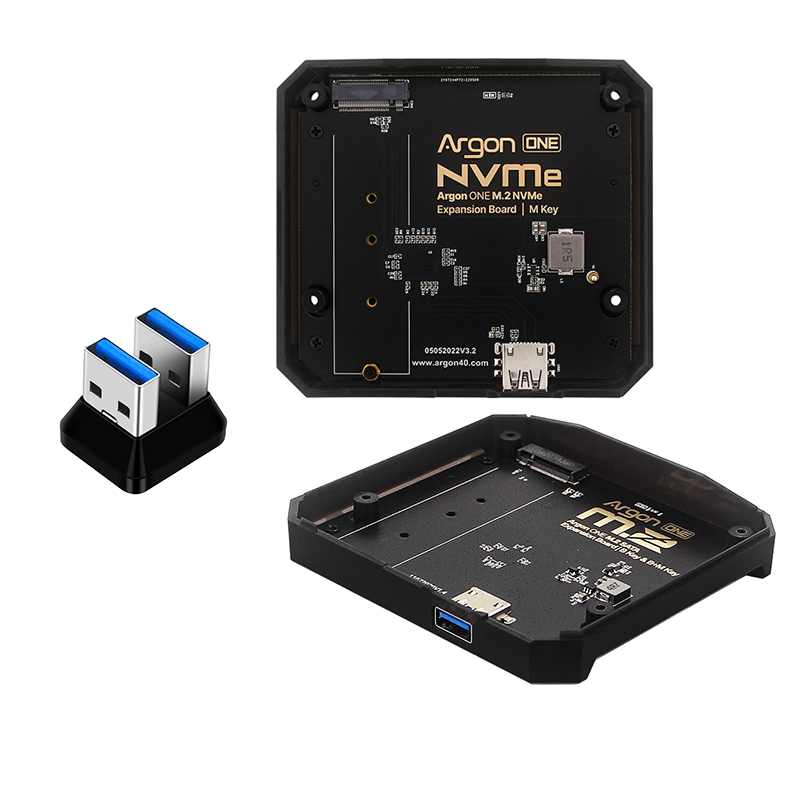 Turing Pi 2 - Carte d'extension Argon ONE M.2, adaptateur