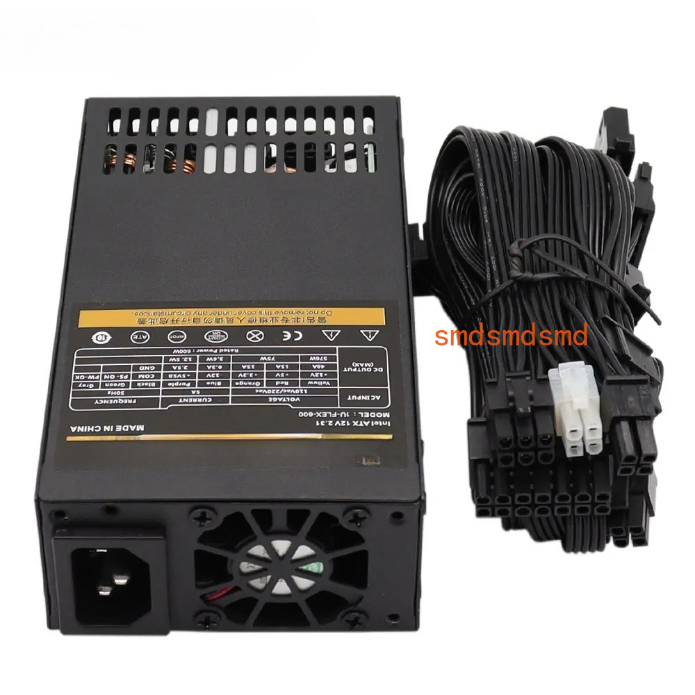 Atx Power Supply 1U Flex 500W - Alimentation électrique modulaire 600W, petite alimentation