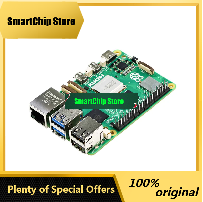 Raspberry Pi 5 8Gb - SmCpOfficial Raspberry Pi 5 Original, Ordinateur