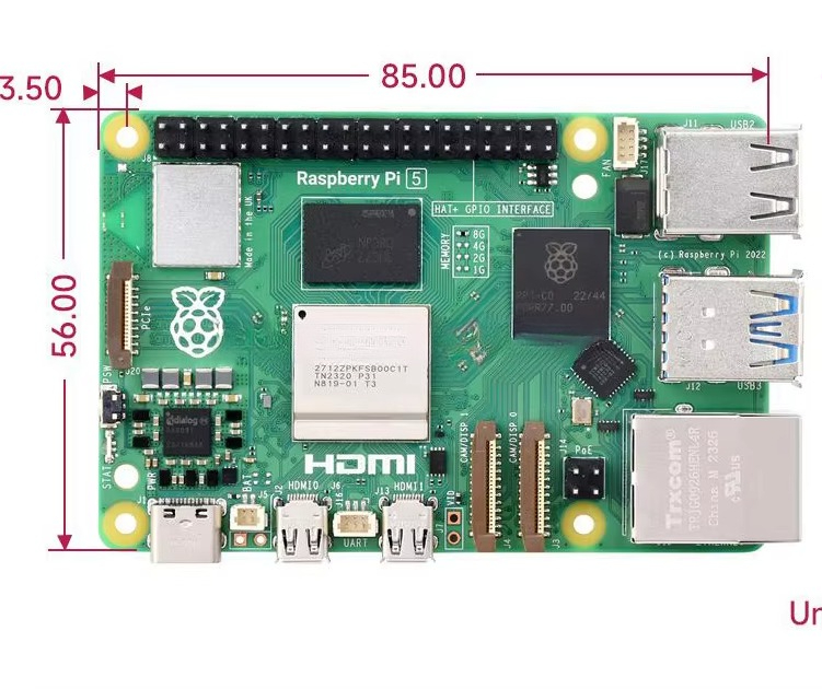 Raspberry Pi 5 8Gb - Le Raspberry Pi 5 est doté