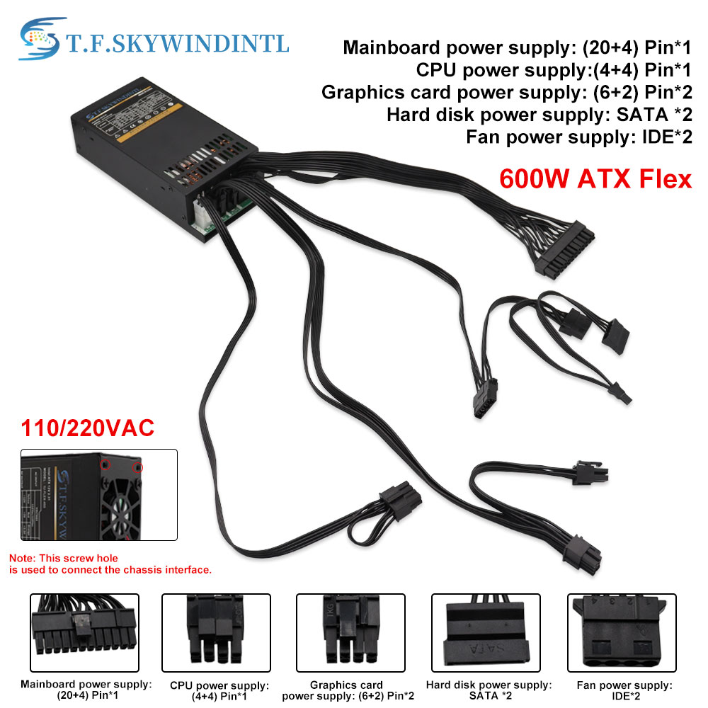 Flex 600W alimentation modulai - Atx Power Supply 1U Flex 500W avis et prix