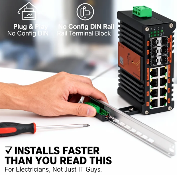 Commutateur PoE géré industrie - Sfp+ 10G Managed Switch 8 Port avis et prix