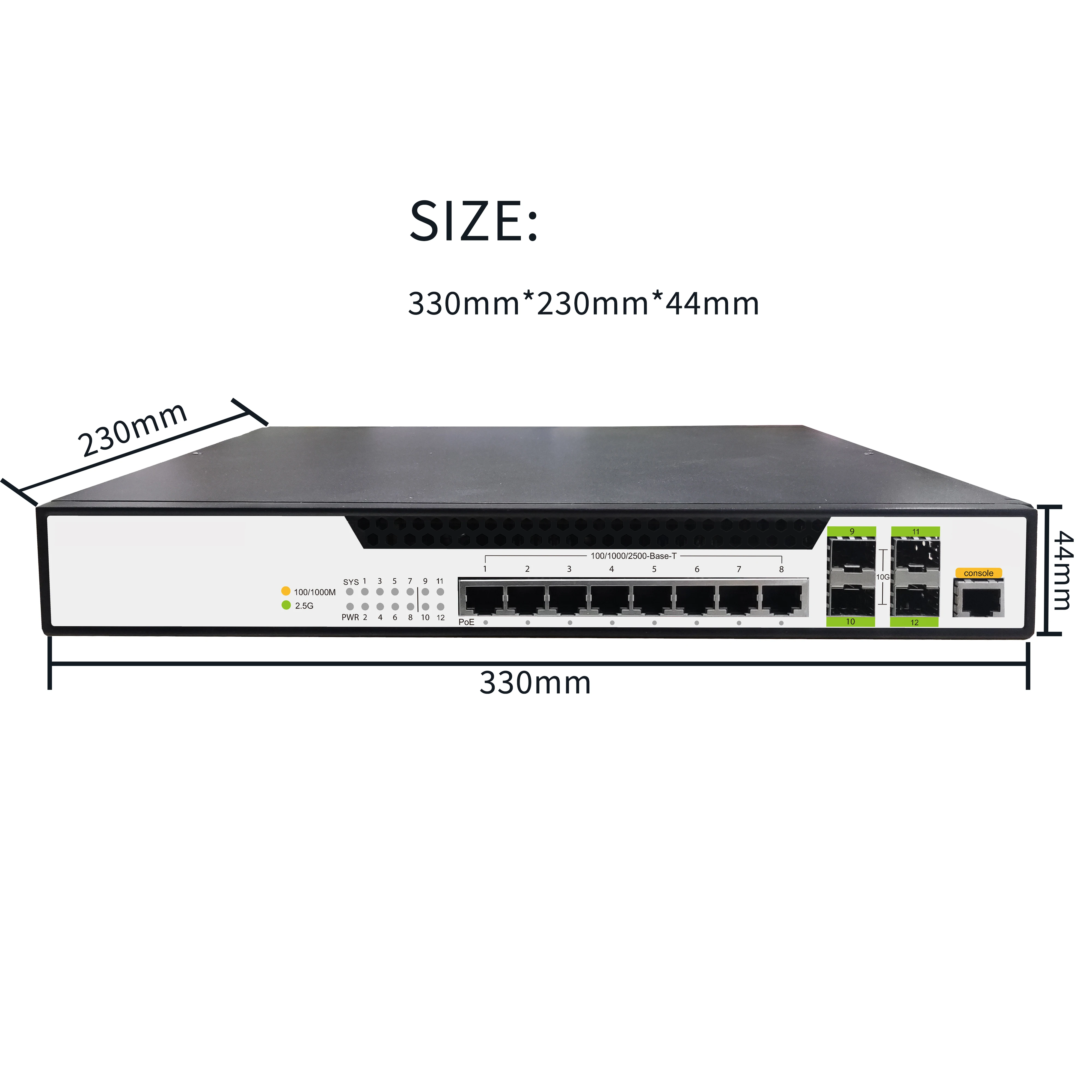 Commutateur réseau de bureau P - Sfp+ 10G Managed Switch 8 Port avis et prix